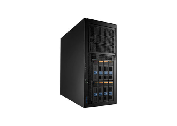 High-End Level - HPC Server Frontansicht, stehend, schräg