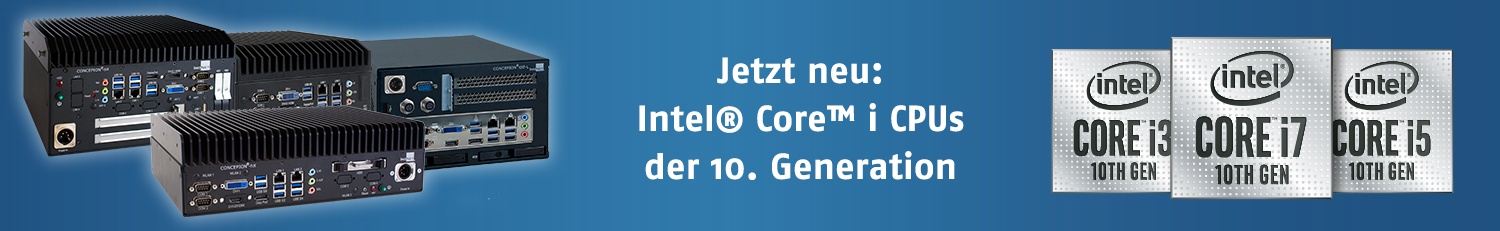 InoNet Embedded PCs mit den neuen Intel Core i Prozessoren der 10. Generation