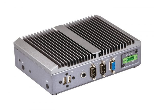 Rückseite des Mini Embedded PC GIGAIPC QBiX-Pro-WHLA8265H-A1 / A2