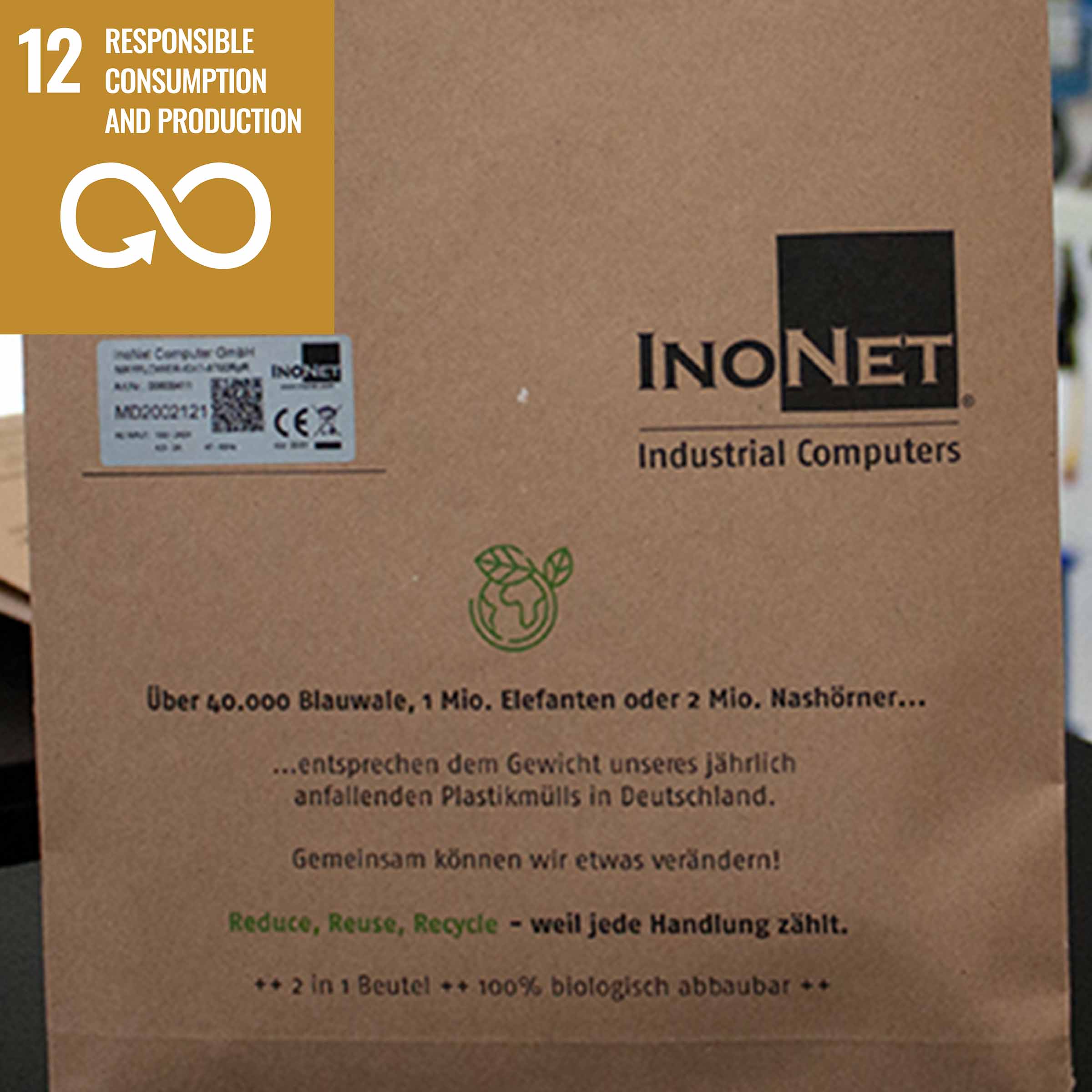 sustainable packaging SDG 12